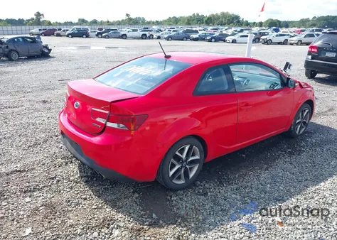 2010 Kia Forte Koup Sx из США, поврежденный, VIN KNAFW6A37A5146496